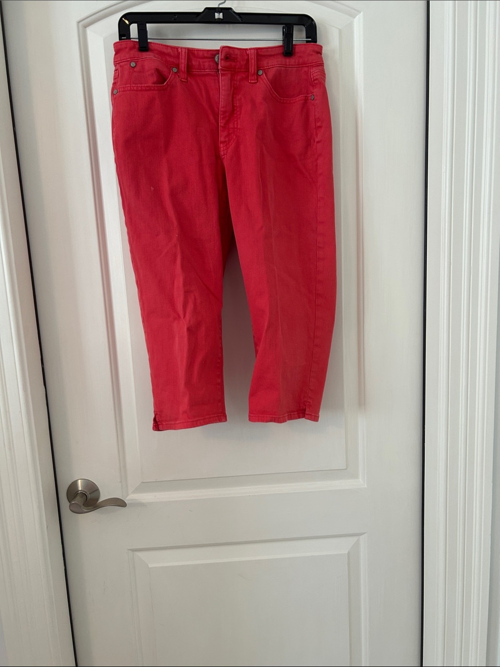 Talbots Red Cropped Jeans - Womens Ankle Length